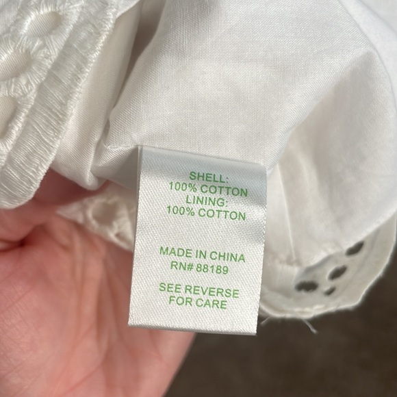 Lilly Pulitzer white eyelet dress size 4 - Picture 5 of 5